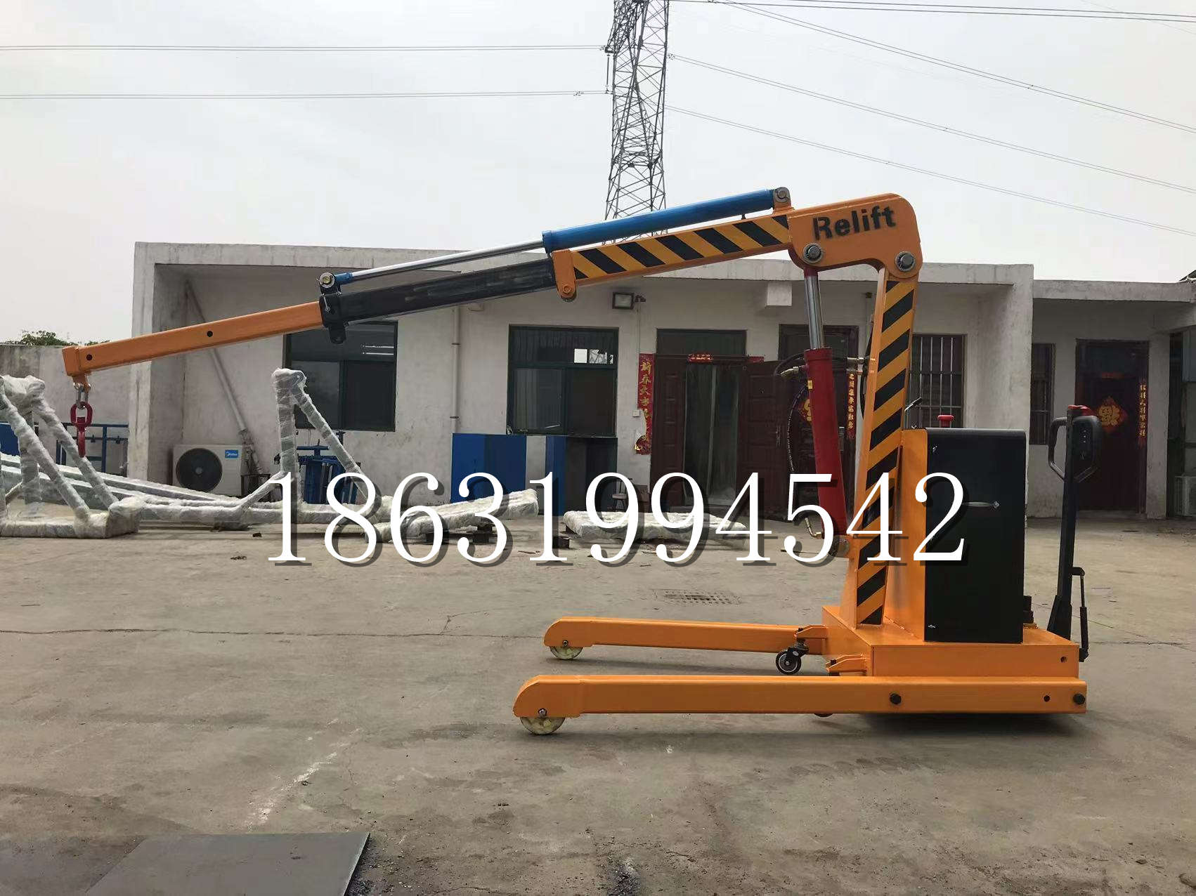 佳冬乡久征定做3吨三轮随车吊 农用园林绿化移树吊 平板工程用小吊机