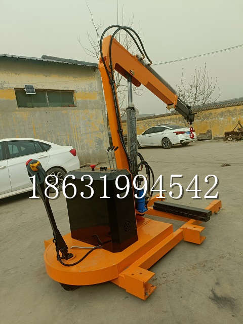 佳冬乡自卸车厢随车吊 自制轮式四不像起重机 四驱平板吊 5吨 贵盛